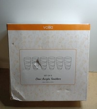 Volila acryl plastikbecher for sale  COVENTRY