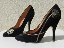 Escarpins vintage talon d'occasion  Ozoir-la-Ferrière