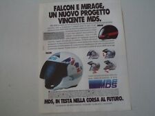 advertising Pubblicità 1990 CASCO HELMET MDS FALCON E MIRAGE comprar usado  Enviando para Brazil