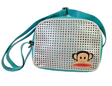 Usado, Bolsa de ombro Paul Frank carteiro tiracolo macaco prata azul genuína comprar usado  Enviando para Brazil