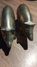 Pair solid brass for sale  THATCHAM