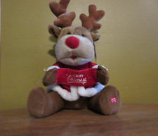 Singing plush reindeer for sale  Red Oak