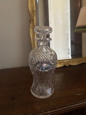Crystal decanter silver for sale  CUPAR