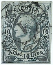 Sachsen 1856 minr gebraucht kaufen  Hartenstein