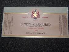 Wine label gevrey d'occasion  Expédié en Belgium