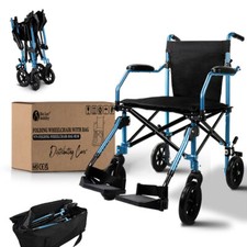 Lightweight transit wheelchair for sale  UK