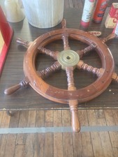 Ships wheel wood for sale  Biddeford