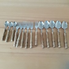 Holzbesteck löffel gabel gebraucht kaufen  Adelsried
