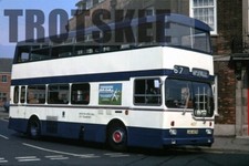 35mm Slide Kingston Upon Hull Scania BR111DH MCW 407 JGA407N 1975 Original comprar usado  Enviando para Brazil