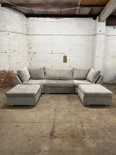 Grey shape sofa for sale  MITCHAM