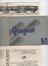 Peugeot catalogue depliant d'occasion  La Garenne-Colombes