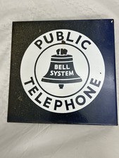 vintage telephone sign for sale vintage telephone sign for sale Walnutport