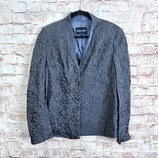 Blazer Giorgio Armani texturizado floral seda em mistura tamanho 46 EUA 10 NOVO, usado comprar usado Blazer Giorgio Armani texturizado floral seda em mistura tamanho 46 EUA 10 NOVO, usado comprar usado  Enviando para Brazil