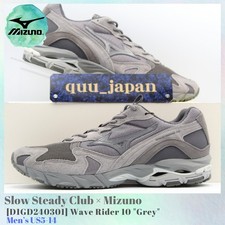 Usado, Taco Slow Steady × Mizuno Wave Rider 10 cinza D1GD240301 masculino US5-14 NOVO comprar usado  Enviando para Brazil