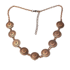 Colar de disco circular ligado colorido cobre’s, usado comprar usado Colar de disco circular ligado colorido cobre’s, usado comprar usado  Enviando para Brazil