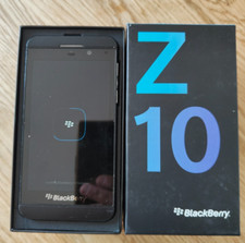 Telefone preto in a box Blackberry RIM Z10, RFH121LW bloqueado para EE comprar usado  Enviando para Brazil