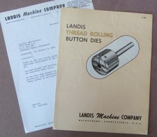 1962 landis machine for sale  Clinton