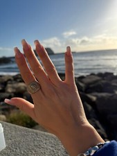 Anello teschio argento usato  Napoli