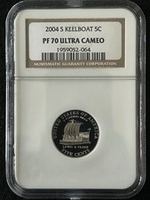 2004-S Keelboat 5C NGC PF70 Ultra Cameo comprar usado 2004-S Keelboat 5C NGC PF70 Ultra Cameo comprar usado  Enviando para Brazil