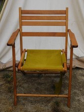 Cadeira dobrável de madeira vintage Telescope Co. EUA meados do século moderna Eames MCM 1950 comprar usado  Enviando para Brazil