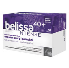 BELISSA INTENSE 40+ , 50 tabl. włosy skóra paznokcie kolagen skin har nails , używany na sprzedaż  PL