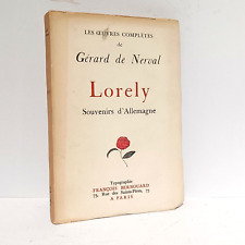Gérard nerval lorely d'occasion  Paris IX