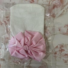 Chapéu gorro branco bebê recém-nascido menina com laço — boné hospitalar macio e elástico comprar usado  Enviando para Brazil