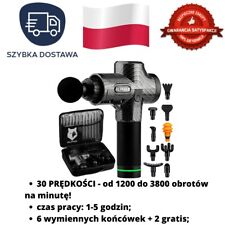 NOWY | Pistolet do masażu Alpha AMG-01 | 30 trybów pracy | 100W Relaksacyjny na sprzedaż  PL