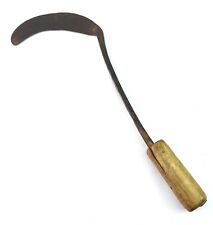 Ferramenta manual de corte de cabo longo – foice colecionável – decoração de fazenda. G47-302 comprar usado  Enviando para Brazil