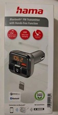Hama Bluetooth FM Transmitter Auto Freisprecheinrichtung Silver USB microSD comprar usado  Enviando para Brazil