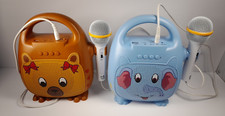 Alto-falante de karaokê infantil Singimals com microfone elefante e urso comprar usado  Enviando para Brazil