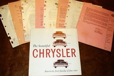 1954 chrysler bulletins for sale  Pine Grove