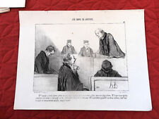 Lithographie illustré daumier d'occasion  Paris V