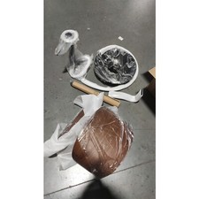 Usado, Usado 1 peça banqueta de bar banqueta balcão ajustável giratória couro sintético marrom comprar usado  Enviando para Brazil