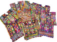 Lote Atacado Afghani Banjara Vestido Patch Jugo Pescoço Tribo Patch Bordado à Mão comprar usado  Enviando para Brazil