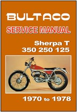 Bultaco workshop manual d'occasion  Expédié en Belgium