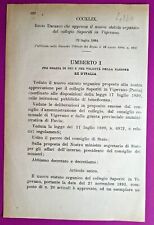 Vigevano regio decreto usato  Italia