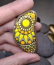 Mandala stein gelb gebraucht kaufen  Friedrichshafen