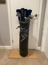 Conjunto de golfe vintage Cobra Baffler com bolsa de couro - 14 tacos - grafite - destro, usado comprar usado  Enviando para Brazil