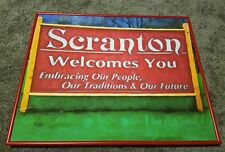 Framed welcome scranton for sale  Taylor