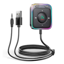 Adaptador auxiliar Bluetooth 5.3 para carro receptor de carro sem fio 3,5 mm microfone duplo ruído ENC comprar usado  Enviando para Brazil