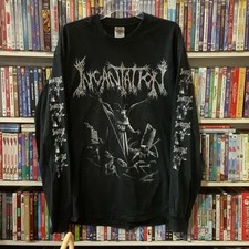 Camisa Vintage Manga Longa Dupla Face Incantation Upon The Thrown Of Apocalypse comprar usado  Enviando para Brazil