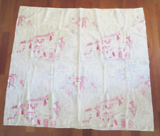 Vintage barkcloth tablecloth for sale  Tucson