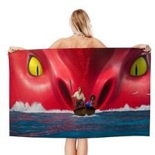 Toalha de praia The Sea Beast secagem rápida para crianças ultra absorvente e leve comprar usado  Enviando para Brazil
