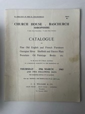 Sale catalogue church for sale  UK