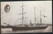 Usado, Cartão postal Polar Exploration - SS Nimrod & Shackleton comprar usado  Enviando para Brazil