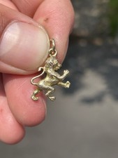 gold lion charm for sale gold lion charm for sale BRIGHTON