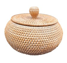 Round basket rattan for sale  Stow