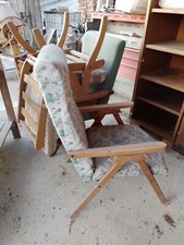 4poltrone reclinabile legno usato  Vezza d'Alba