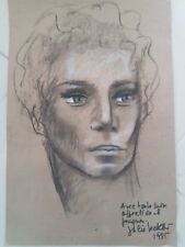 Dessin. drawing 54x34 d'occasion  Fayence